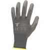 Image de STIER Gants de montage polyester avec revêtement PU, gris, taille 9 12 pièces