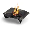 Image de höfats - Triple 90 Brasero - Cheminée et Gril Design - pour terrasse et Jardin - Acier Corten Aspect Rouille