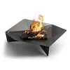Image de höfats - Triple 120 Brasero - Cheminée et Gril Design - pour terrasse et Jardin - Acier Corten Aspect Rouille