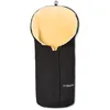Image de Chancelière Eskimo pour coque bébé en laine d’agneau Poussette Universelle Coupevent et imperméable Forme momie possible imperméable Momie possible médical Peau d'agneau fabriqué en Allemagne