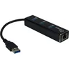 Image de Inter-Tech HUB 3Port Argus IT-310 1x RJ45 Gigabit LAN passiv Black