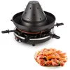 Image de Klarstein Taste Volcano - Raclette, Grill de table, électrique, Chapeau tartare, 1500 W, réglable en continu, grillade, gratiner, Cuisson, 6 personnes, Chapeau tartare amovible, noir