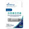 Image de MediaRange MR937 Clé USB 64GB Argent Combo Flash Drive USB 3.1 + Typ C