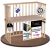 Image de babybay Midi lit cododo en Bois de hêtre Massif/Compact et modulable/Hauteur du lit réglable en continu/lit bébé évolutif (Naturel Non traité) / sans