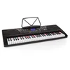 Image de Schubert Etude Keyboard - Piano électrique, clavier, fonction d'enregistrement, fonction lecture, mode apprentissage, AUX, haut-parleurs stéréo, alimentation sur secteur ou batterie, 255 rythmes Noir