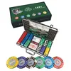 Image de Bullets Playing Cards | Mallette de Poker 300 Jetons Clay 14g   Coffret Complet avec Cartes, dés et Bouton Dealer en céramique   Design Tony