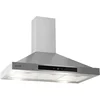 Image de Klarstein Zelda - Hotte aspirante, Extracteur de fumée, Montage mural, Éclairage LED, 210W, Aspiration 650 m³/h, Panneau tactile, Acier inox, Efficacité énergétique B, Minuterie, 90 cm, Argent