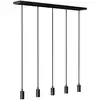 Image de Segula Suspension Madox 5X Wave, noir, acier, E27