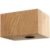 Image de Applique SEGULA Cozy, chêne huilé, forme cubique, E27