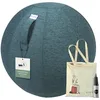 Image de Ballon-siège VLUV STOV, siège ergonomique pour le bureau et la maison, couleur: Petrol (bleu-vert), Ø 60cm - 65cm, Tissu d’ameublement de qualité supérieure, robuste et indéformable avec une poignée de transport