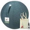 Image de VLUV Ballon-siège STOV, siège Ergonomique, Couleur: Petrol (Bleu-Vert), Ø 70cm - 75cm, Tissu d’ameublement de qualité supérieure, Robuste et indéformable avec Une poignée de Transport