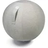 Image de VLUV Ballon-siège STOV, siège Ergonomique, Couleur: Concrete (Gris), Ø 60cm - 65cm, Tissu d’ameublement de qualité supérieure, Robuste et indéformable avec Une poignée de Transport