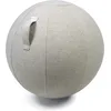 Image de VLUV Ballon-siège STOV, siège Ergonomique, Couleur: Concrete (Gris), Ø 70cm - 75cm, Tissu d’ameublement de qualité supérieure, Robuste et indéformable avec Une poignée de Transport