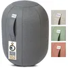 Image de VLUV® Kapsul Sova Tabouret d'équilibre ergonomique avec poignée de transport et protection anti-basculement - Housse en tissu lavable - Gris - Taille M
