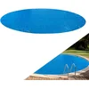 Image de Arebos Couverture Solaire à Bulles pour Piscine | Ronde | Bleu | 3,6 m | 400 µ-microns | Polyethylen