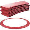 Image de Arebos Coussin de Protection pour Trampoline de Remplacement | 457 cm | Trampoline Couverture Rembourrage | résistant aux intempéries et UV | Anti-déchirure | Rouge