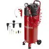 Image de Arebos Compresseur d'air | avec kit d'accessoires 13 pièces | mobil | Sans huile | Arrêt automatique | Capacité : 50 litres
