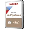 Image de Le disque dur interne TOSHIBA NAS N300 de 14 To et 3,5 pouces offre des performances optimales avec 7200 tpm et 512 Mo de cache. Id al pour les systemes NAS et RAID, il garantit une disponibilit  24/7