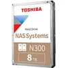 Image de Toshiba 8.9cm (3.5") 8TB SATA3 NAS N300 7200RPM Interne en Vrac