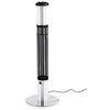 Image de Chauffage d'Extérieur Electrique Long 38 x 38 x 110 cm Halogène à Infrarouge 1500 W avec Câble de 180 cm Beliani