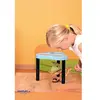 Image de EDUPLAY 150120 Loupe géante sur Pieds à 3 lentilles, 24,5 x 24,5 x 20 cm, Bleu/Noir