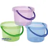 Image de EDUPLAY 120575 Lot de 6 seaux transparents 1,2 l