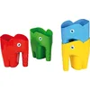 Image de EDUPLAY 160262 Lot de 4 pelles éléphants Multicolore