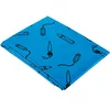 Image de EDUPLAY 370044 Tapis de protection anti-éclaboussures pour stylos Bleu/bleu
