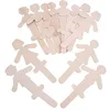 Image de EDUPLAY Menschen Lot de 12 bâtonnets de bricolage en bois