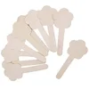 Image de EDUPLAY 370118 Lot de 10 bâtonnets de bricolage en bois Motif fleurs