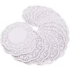 Image de EDUPLAY 370136 Lot de 250 napperons en dentelle Blanc