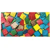 Image de EDUPLAY 370155 Carrés de coquilles de noix de coco multicolores 150 g (150 g)