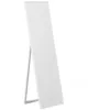 Image de Beliani Miroir sur Pieds au Style Classique Cadre de Forme Rectangulaire en Plastique Blanc 140 x 40 cm pour Chambre ou Cabine d'Essayage