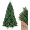 Image de SALCAR Sapin de Noël Artificiel 210cm, Arbre de Noel avec 868 Pointes de Branche, Gants et Pieds de Sapin de Noël en Métal, Lgnifuge, Assemblage Rapide