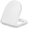 Image de Abattant WC - blumfeldt Dombach Senzano - Lunette de toilette - Frein de chute - Premium - Siège de toilette - Antibactérien - Forme en D - Blanc en occasion ou reconditionné