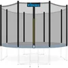 Image de KIDUKU Filet de Remplacement pour Trampolines Filet de sécurité pour Trampolines Ø 244 305 366 427 cm (305 cm - 8 Barres)