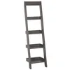 Image de Beliani Echelle Gris 5 Niveaux en MDF Finition Mate 166 cm Look Naturel Salon Mobile Duo