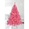 Image de Spetebo Sapin de Noël, artificiel, rose, 120 cm, avec support en métal