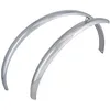 Image de Büchel Unisexe - Adulte Garde-Boue 03411360 Garde-Boue Argent 28" x 1.75, 55mm