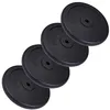 Image de ScSPORTS Disques d'haltères individuels Ø 30/31 mm en fonte au choix de poids - Ensemble d'haltères - 120 kg (4 x 30 kg)