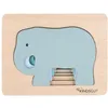 Image de Kindsgut Puzzle en Bois à Encastrer, Éléphant