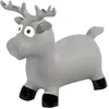 Image de Kindsgut Animal Sauteur pour Enfants, Couleurs discrètes et Modernes, détails soignés, Pompe à air Incluse, Élan