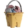 Image de Kindsgut Jouets de sable, en matériau léger et idéal pour les jeunes enfants et les déplacements, dans des couleurs discrètes et de belles formes, 7 pièces, Toni