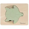 Image de Kindsgut Jeu d’éveil Puzzle Animaux, Puzzle à étages, Taille Pratique pour la Maison et Le Voyage, Tortue
