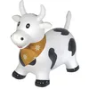 Image de Kindsgut Animal Sauteur pour Enfants, Couleurs discrètes et Modernes, détails soignés, Pompe à air Incluse, Vache