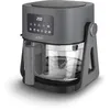 Image de Lauben Glass&Grill Air Fryer Friteuse à air chaud 3 en 1 5500BG avec capacité 4.2 L, panier à frire en verre, 6 programmes + réglage manuel, 3 en 1 - peut être utilisé comme grill et poêle à frire