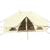 Image de Skandika Freya - Tipi en Coton pour 12 Personnes - Sol Amovible par Fermeture éclair, parois latérales enroulables, 6 x 4 m, Hauteur 3m, étanche | Tente Robuste pour Jardin, Glamping, Camping
