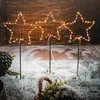 Image de esotec Lampe solaire à brancher STAR MAGIC, lot de 3 étoiles de Noël à LED, éclairage d'extérieur, LIFEPO4, IP44, résistant aux intempéries 102571