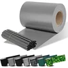 Image de KESSER® Bandes brise-vue en PVC de Rouleau brise-vue Clôture en treillis double opaque | Résistant aux intempéries et au vent | Film de clôture brise-vue jardin Clôture de jardin, gris, 35 m