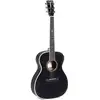 Image de Sigma Guitars 000R Black Diamond guitare électro-acoustique folk avec housse
